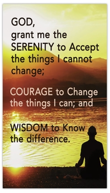 Serenity Prayer Flat Magnet